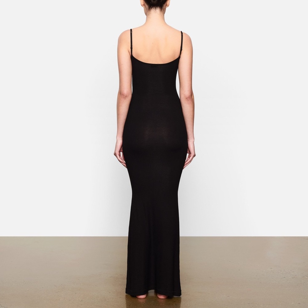 SKIMS ribbed long dress